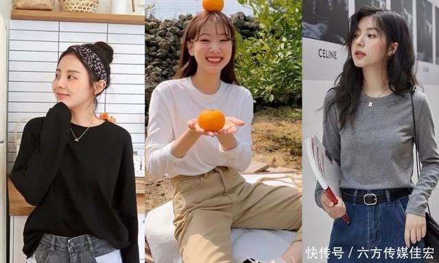 搭配|你那里入秋了吗?是时候穿长袖衫了,清新好看还能显高