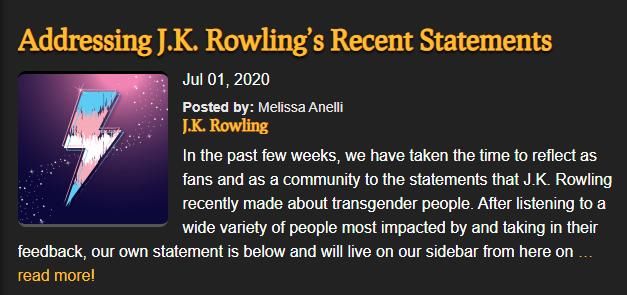  跨性别|哈利波特粉丝集体宣布开除JK罗琳？“你这种人不配当HP作者！”