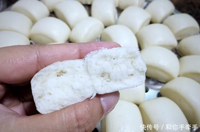 面团|想吃馒头学我这样做,又香又软,一次发酵更省时