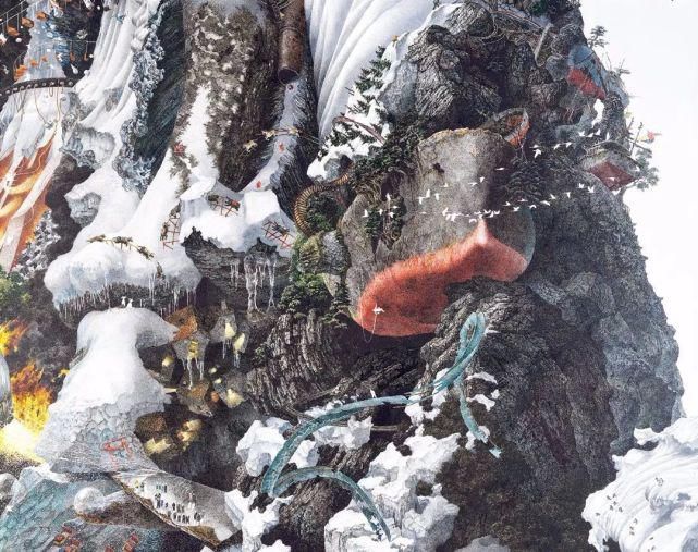 极致|一幅画画了3年,细到要用放大镜,他把钢笔画玩到了极致!