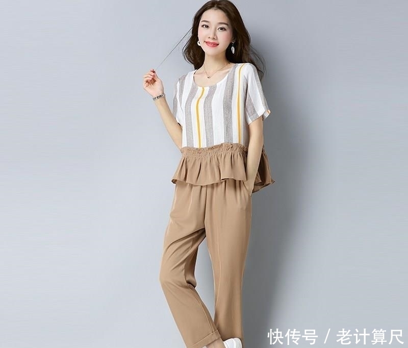  棉麻|棉麻套装就是这么美！时尚大方还显高显瘦，夏季必备款