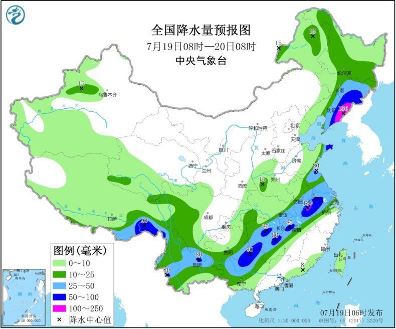 贵州|贵州江汉江淮江南北部等地有强降雨 江南华南等地高温