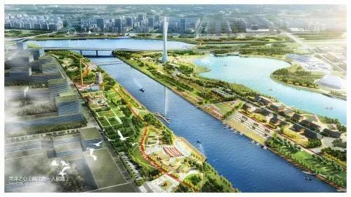 一带|设计图曝光！菏泽将打造万福生态景观带！规划设计为“一带两轴双核五片区”...