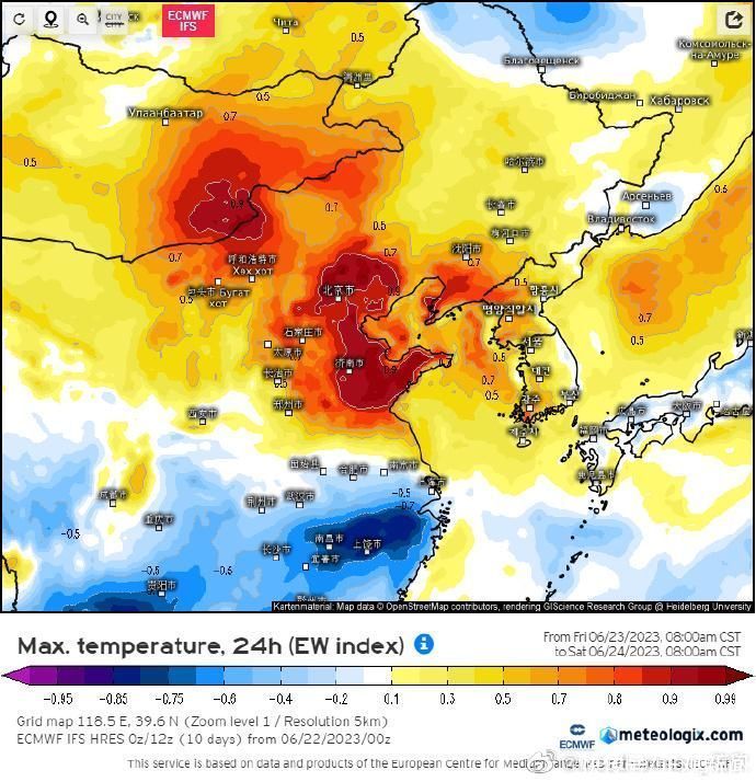 未来两天，京津冀山东等地最高温或再破纪录