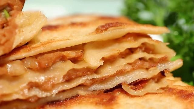  易学|大厨教你做酱香肉饼，外酥里嫩酱香十足，做法简单易学