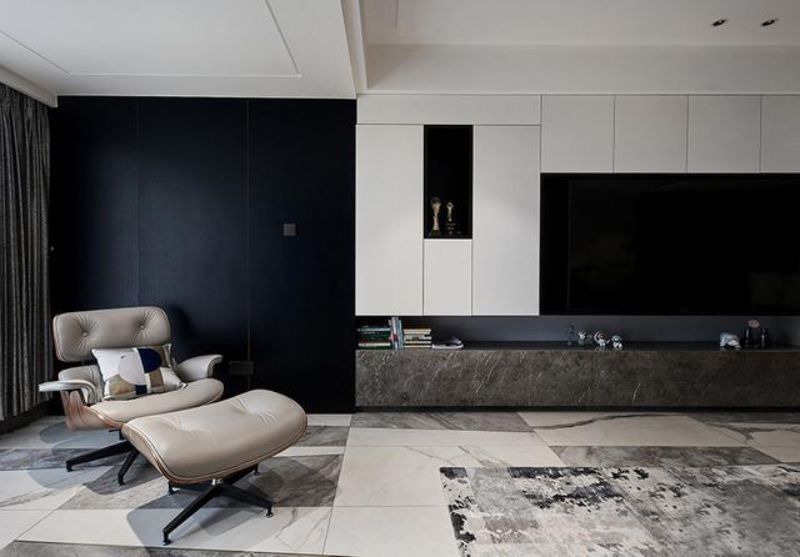 平米|现代风格三居室装修案例,124平米的房子装修多少钱?