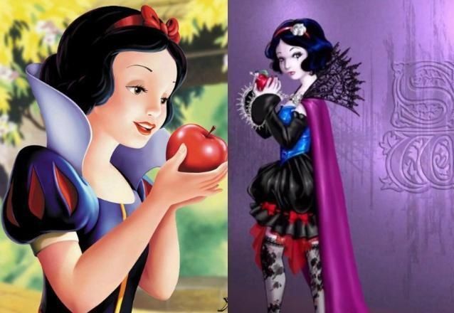  迪士尼|迪士尼公主变成恐怖“怪物”，丧尸让人害怕，吸血鬼画风妖娆！