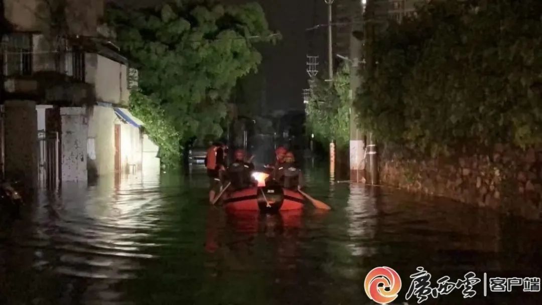 暴雨来袭，广西多地紧急救援！