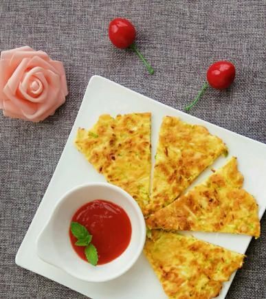 简单|西葫芦早餐饼,营养丰富又简单,一起来试试吧!