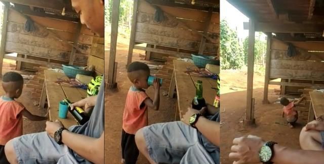 犯人|别灌小孩酒！印尼男童遭2小伙灌酒戏耍踉踉跄跄，犯人恐判15年