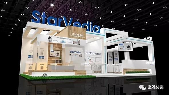  各行各业|『科技感十足』不错的展位设计