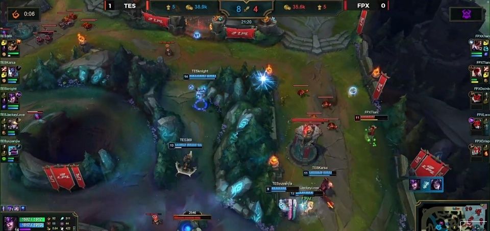  三叉戟|三叉戟效果显著，TES零封FPX继续不败，FPX战术不错，可执行太烂