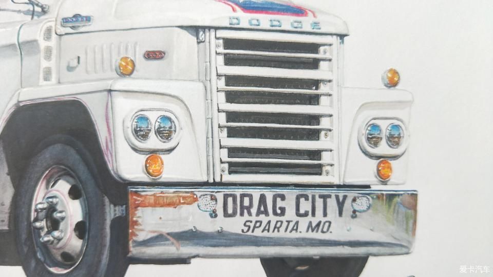  马克笔|汽车手绘半年报告 # 接触车手绘就是从一辆雷凌开始