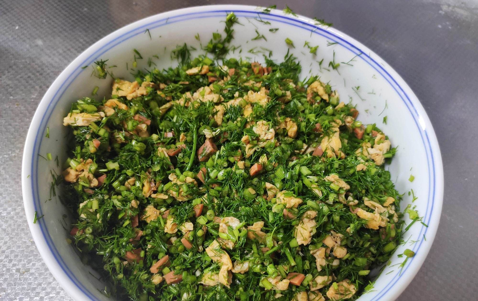  搅拌均匀|夏天吃包子，我最爱这馅，自带清香倍鲜美，一顿吃仨不是难事