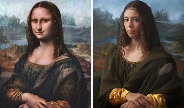 历史|蒙娜丽莎的后代现在什么样？摄影大叔找到无数名人后代给他们重拍祖辈的画像，太神了！