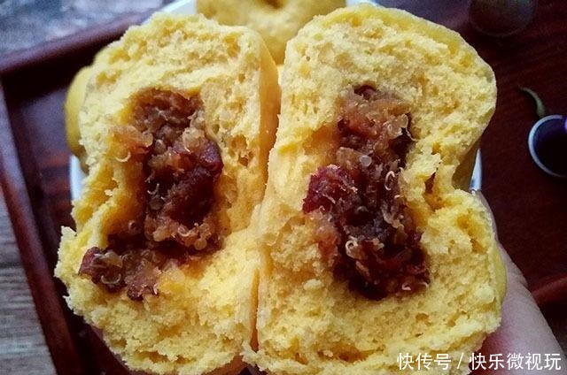红枣|入秋蒸包子，我迷上这馅料，无需加糖自带香甜，比豆沙包好吃