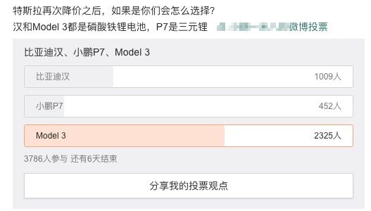 自主品牌|特斯拉Model 3官方再降价，最感到紧张的是比亚迪汉？