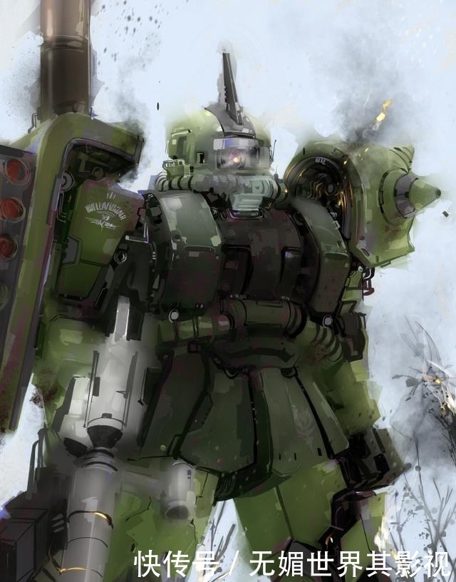 变形金刚|适合做壁纸的机甲插画,喜欢高达还是变形金刚呢?