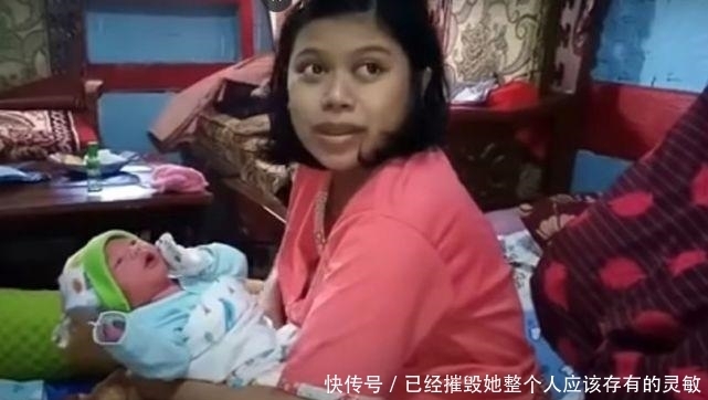  诞下|印尼女子称，自己只怀孕了一个小时，就诞下了一名男婴