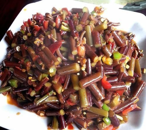  平鱼|精选美食：剁椒肉末炒青豆，金蒜平鱼，茶香牛肉，炝炒蕨菜的做法