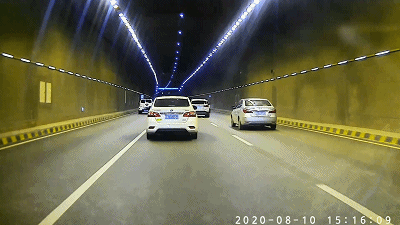 违法地点|全罚了！隧道实线变道，这9辆车被拍！