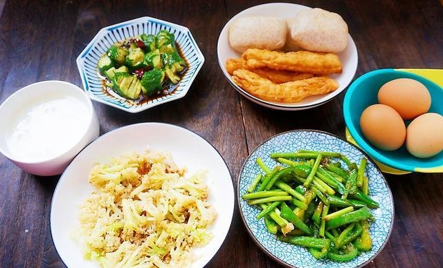 营养|晒晒我家1周早餐,7天不重样,天天一大桌,好吃又营养