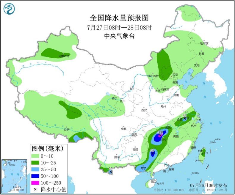 中到大雨|长江中下游强降雨又至 华北东北高温缩减