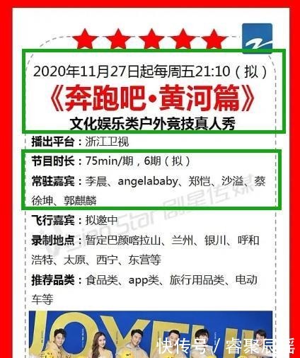 播出|蔡徐坤确认加盟《奔跑吧黄河篇》,播出时间曝光,常驻嘉宾太感人