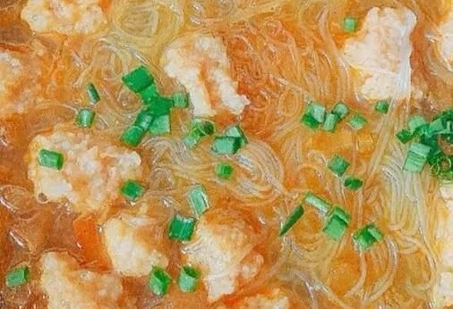 精美|虾滑粉丝汤(教你一道鲜爽可口、香味四溢的精美靓汤)。
