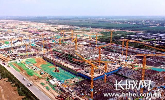 项目建设现场|一起来看看！雄安容东片区建设进行时……