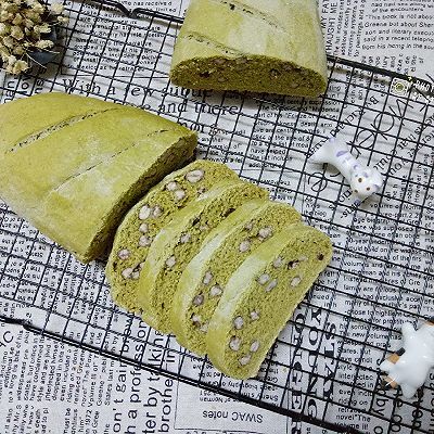  青汁|青汁蜜豆全麦欧包