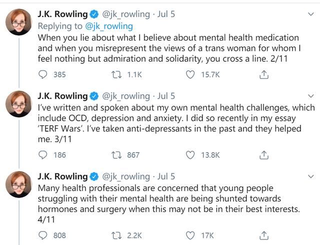  跨性别|哈利波特粉丝集体宣布开除JK罗琳？“你这种人不配当HP作者！”