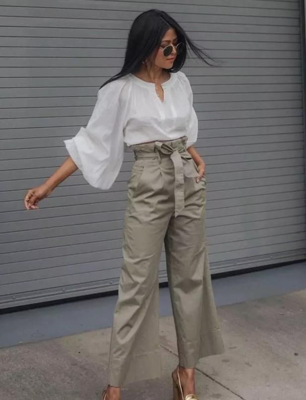  瘦显|来见识一下阔腿裤2.0升级版：显瘦显腿长，必备不后悔