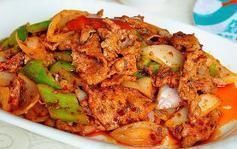 孜然|孜然炒肉,和馒头夹在一起吃,好吃到停不下来