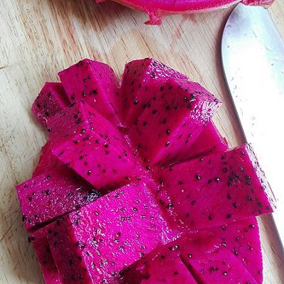  以直接|红心火龙果冰激凌