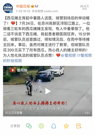  城管队员|大哥！你的西瓜好甜呐！