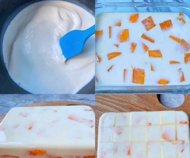  牛奶|自制夏日零食！简单零失败！Q弹嫩滑芒果牛奶布丁