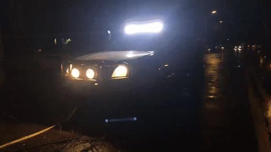  越野车|好紧要！淡水一棵大树凌晨被吹倒，这群开越野车的人去做了这件事....