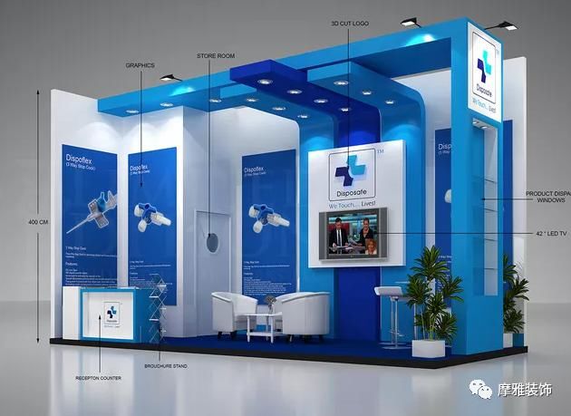  各行各业|『科技感十足』不错的展位设计