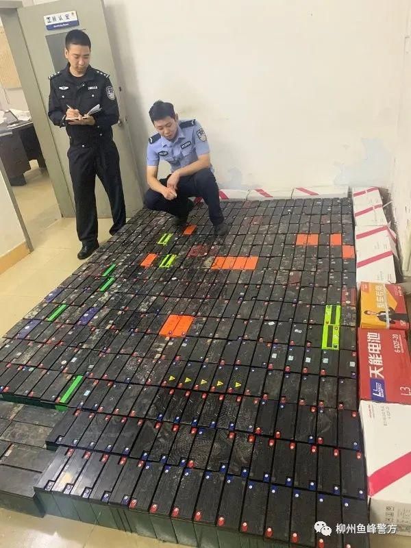 这一|利刃行动丨朝发夕破,警方一次查扣390个被盗电瓶!这一波战果有点大!