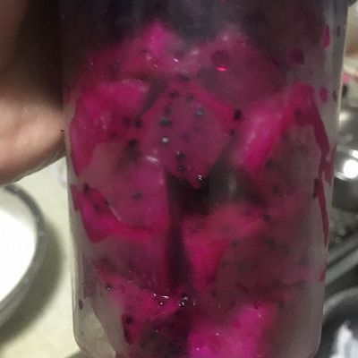 蛋糕|火龙果渐变酸奶奶酪慕斯蛋糕