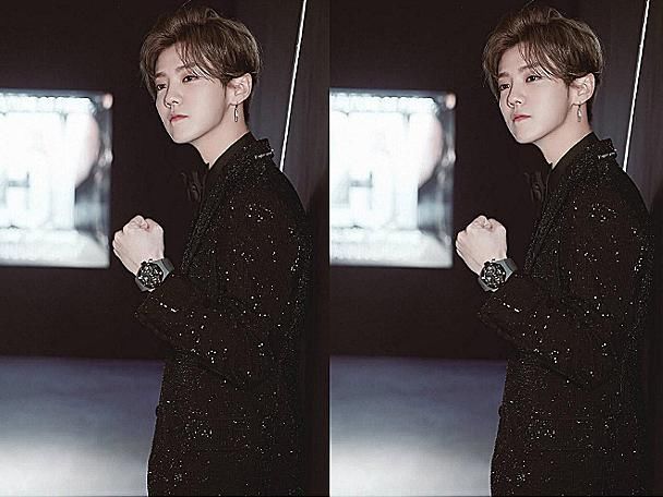 门面担当|鹿晗因发际线低上热搜,女粉却只关注他的素颜,这颜值确定30岁?