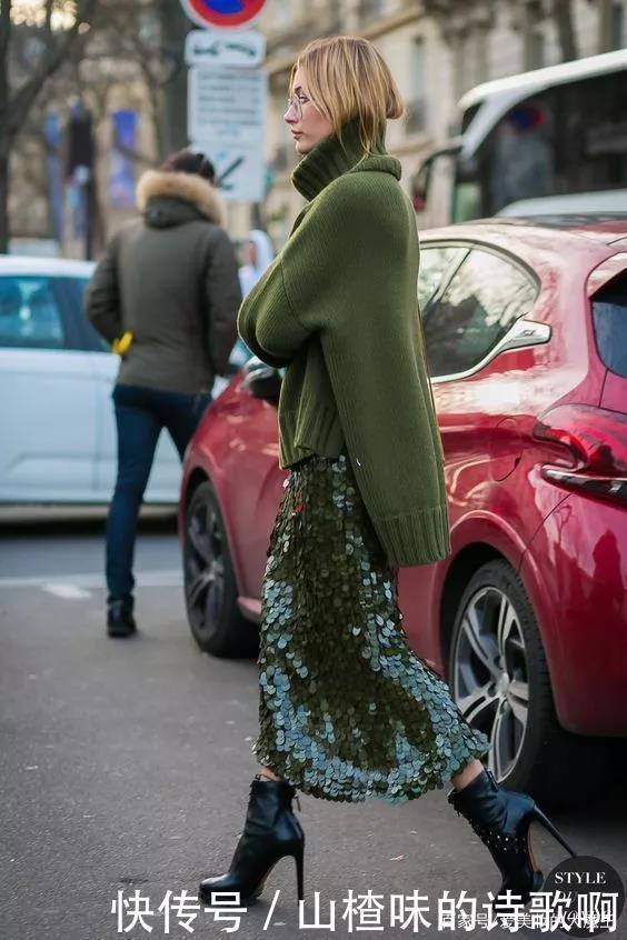 半身裙|短靴+阔腿裤,短靴+半身裙,短靴这样穿,让你时髦到炸!