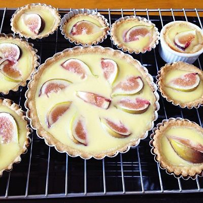  奶酪|椰蓉奶酪无花果派