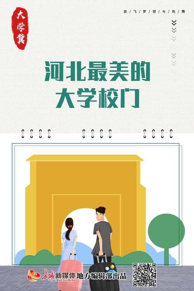  个个|海报派之大学冀①｜河北最美的大学校门 个个高端大气