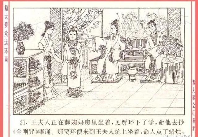  红楼梦|瀚大黎众｜四大名著连环画《红楼梦》之12《叔嫂逢五鬼》带字幕