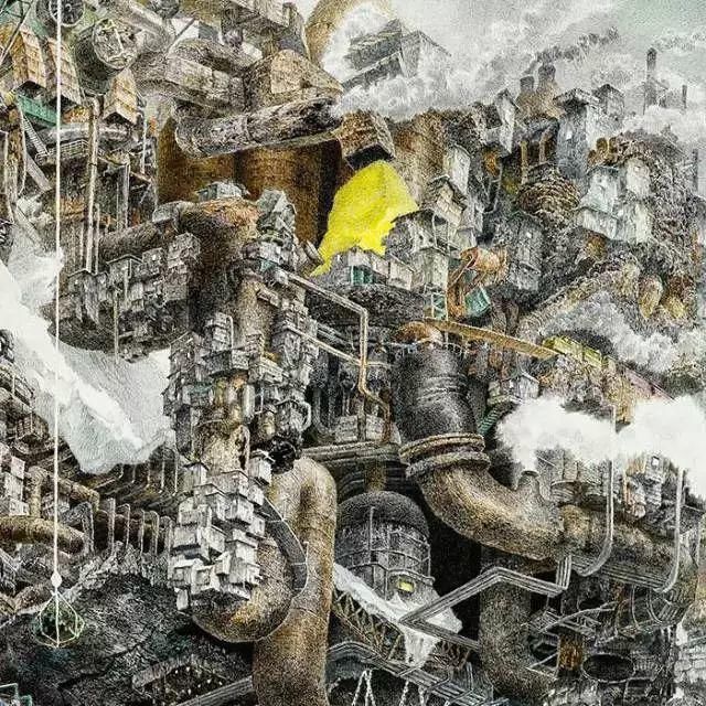 极致|一幅画画了3年,细到要用放大镜,他把钢笔画玩到了极致!