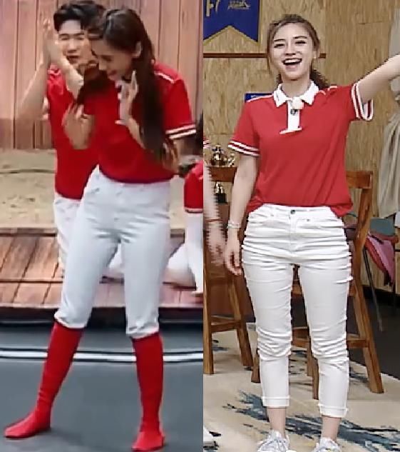  看起来|《跑男》晒节目合影，修图师却忘了baby，这腿型没看错吧？