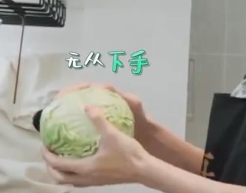  包菜|范丞丞做“手撕包菜”，别人都是直接用手撕开，就他与众不同