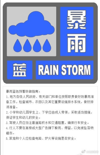 北京暴雨、雷电双预警！官方：避免前往山区景区游玩露营